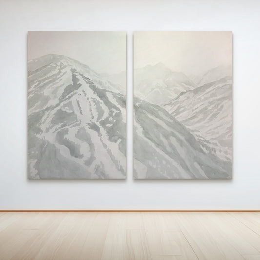 Highlands Face- Diptych